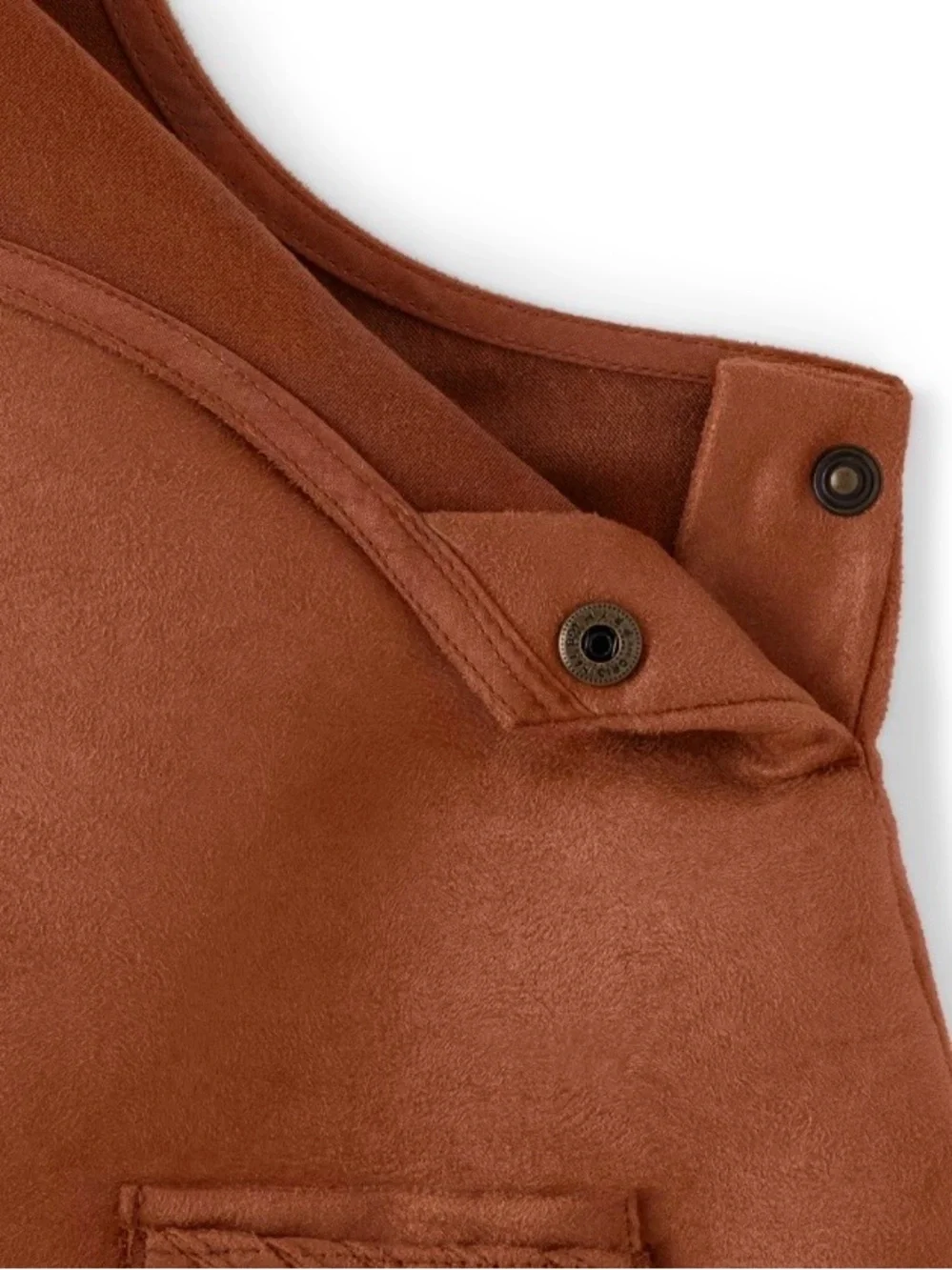 Gymboree Girls ‘County Fair’ Faux Suede Brown Western Jumper Size 5T